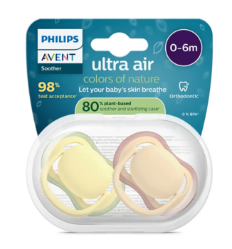 Philips Avent Ultra Air Māneklītis 0-6M / 2gab (SCF087/07)