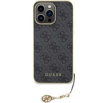 Guess 4G Charms Collection Back Case Защитный Чехол для Apple iPhone 15 Pro Max (GUHCP15XGF4GGR)