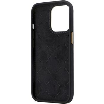 Guess GUHCP13LM4DGPK Silicone Logo Strass 4G Защитный чехол для iPhone 13 Pro / 13 6.1