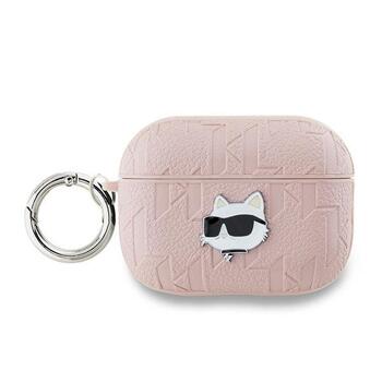 Karl Lagerfeld KLAP2PGCHPP Защитный чехол для AirPods Pro2 (2022/2023) Monogram Choupette Head / розовый (KLAP2PGCHPP)