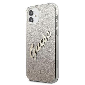 Guess GUHCP12SPCUGLSGO Glitter Gradient Script Hardcase Защитный чехол для iPhone 12 mini 5,4