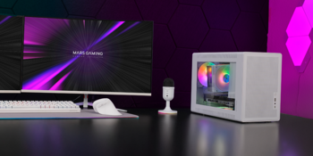 Mars Gaming MCXPSW mATX Ultra-Compact Gaming PC Case with MESH & Glass Panel (MCXPSW)