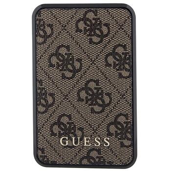 Guess Powerbank 18W GUPB10DP4GEGW 10000mAh 4G Leather Metal Logo Зарядная батарея / коричневый (GUPB10DP4GEGW)