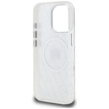 Case Karl Lagerfeld IML Karl Head Logo MagSafe Защитный чехол для iPhone 16 Pro / серый (KLHMP16XHMKBKHG)
