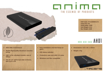 Anima AHD1 USB 3.0 2.5