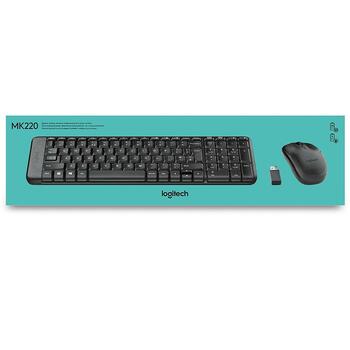 Logitech MK220 Combo Bezvadu klaviatūra US (920-003161)