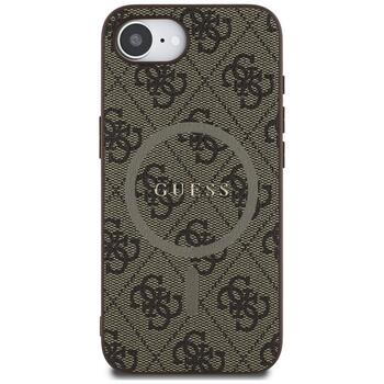 Guess PU Leather 4G Colored Ring MagSafe Case Чехол для Apple iPhone 16e (GUHMPSE4G4GFRW)