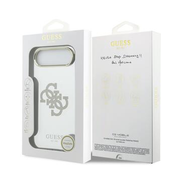 Guess PC/TPU Mirror 4G Glitter Logo MagSafe Case Чехол для Apple iPhone 17 Air (GUHMP17MHMR4GDG)