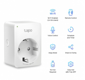 TP-Link Tapo P100 Wi-Fi Умная розетка (TAPO P100(1-PACK))