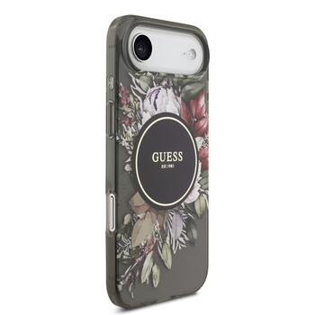Guess IML Flowers Strap MagSafe Case Защитный чехол для iPhone Air / чёрный (GUHMP17MHFWBRCESK)