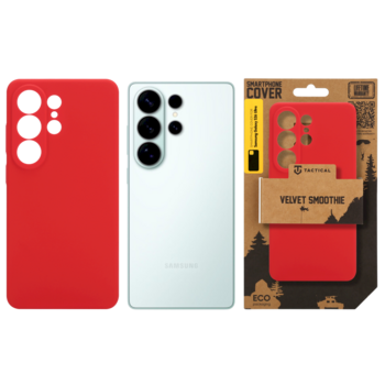 Tactical Velvet Smoothie Cover Защитный чехол для Samsung Galaxy S26 Ultra / красный (TA-57983129111)
