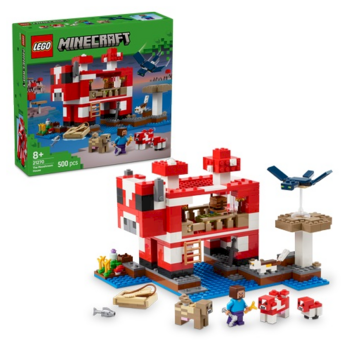 LEGO MINECRAFT 21270 The Mooshroom House Konstruktors (21270)