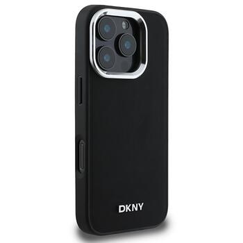 DKNY Plain Silver Logo MagSafe Защитный Чехол для Apple iPhone 16 Pro (DKHMP16LPSCMCLK)