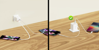Swissten SlideCHARGE Tīkla Lādētājs GaN 45W USB-A 18W Ar ievelkamu USB-C vadu 0.75m balts (22071350)