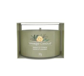 Yankee Candle Aromātiskā Svece Sage & Citrus 37g (5038581125749)