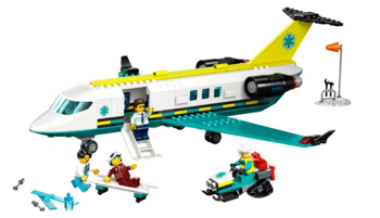 LEGO 60465 City Emergency Plane Gaisa ātrās palīdzības lidmašīna Konstruktors (60465)
