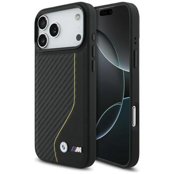 BMW M Carbon Line & Logo MagSafe Case Защитный Чехол для Apple iPhone 17 Pro Max (BMHMP17X25PCCSCKY)