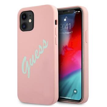 Guess GUHCP12SLSVSPG Silicone Vintage Hardcase Защитный чехол для iPhone 12 mini 5,4
