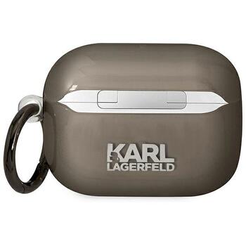 Karl Lagerfeld KLAPHNIKTCK AirPods Pro cover Чехол для наушников Apple AirPods Pro Karl`s Head / чёрный (KLAPHNIKTCK)