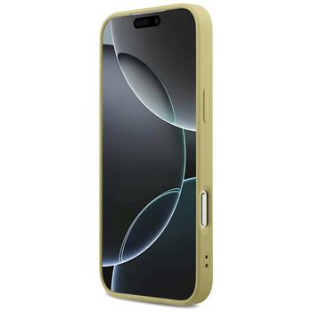 Guess Fixed Glitter Big 4G case Aizsargapvalks priekš iPhone 17 Pro Max / zelta (GUHCP17XHG4SGD)