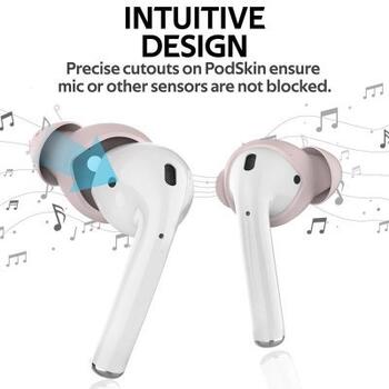 Promate PodSkin Силиконовая насадка для наушников AirPods (PODSKIN.PINK)