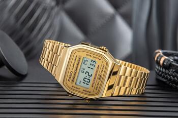 Casio A168 WG Retro Vintage Vīriešu pulkstenis (A168WG-9EF)