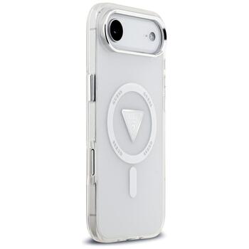Case Guess IML Gradient Triangle Logo MagSafe Защитный чехол для iPhone Air / прозрачный (GUHMP17MHGTMLCGT)