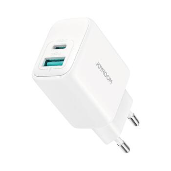 Joyroom Travel Charger C+U Зарядное устройство PD 20W QC 3.0 / белый (JR-TCF21-WHT)