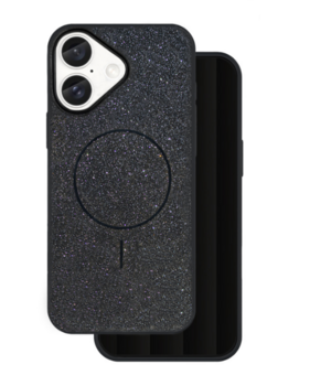 Mocco Glitter Thin Mag Back Case Защитный Чехол для Apple iPhone 17 (MO-GLI-IP-17-BK)
