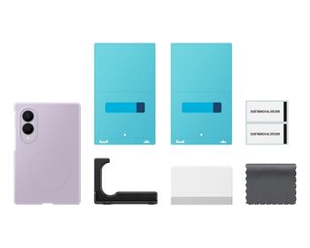 Samsung EF-EF971CVE Silicone Magnet Cover Защитный чехол для Galaxy Z Fold 8 / фиолетовый (EF-EF971CVEGWW)