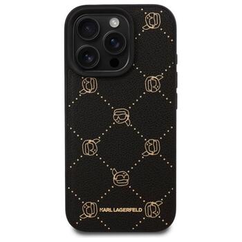 Karl Lagerfeld Hard Karl Head MagSafe Case Чехол для Apple iPhone 16 Pro Max (KLHMP16XPGKHPHK)