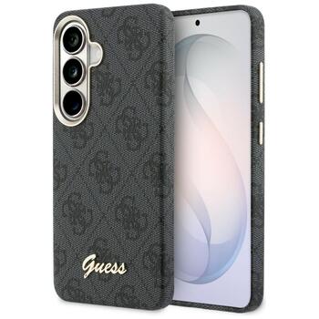 Guess 4G Script MagSafe Защитный чехол для Samsung Galaxy S26 / чёрный (GUHMS26S5P4FWMSK)