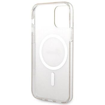 Guess Set GUBPP12MH4EACSW Case+ Charger Защитный чехол для iPhone 12/12 Pro / коричневый hard case 4G Print MagSafe (GUBPP12MH4EACSW)