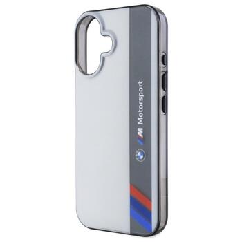 BMW Motorsport IML Vertical Stripe Защитный Чехол для Apple iPhone 16 (BMHCP16S23HTFEG)