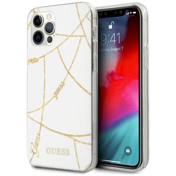 Guess GUHCP12LPCUCHWH Gold Chain Collection Защитный чехол для iPhone 12 Pro Max 6,7