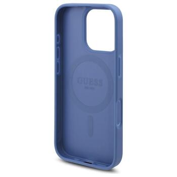 Guess GUHMP16LP4ROPEMCB Hardcase 4G Flowers Print MagSafe Защитный чехол для iPhone 16 Pro 6.3