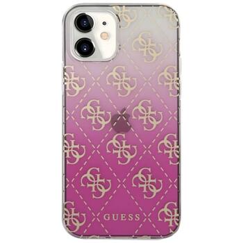 Guess GUHCP12SPCU4GGPI Hardcase 4G Gradient Aizsargapvalks priekš iPhone 12 mini 5,4