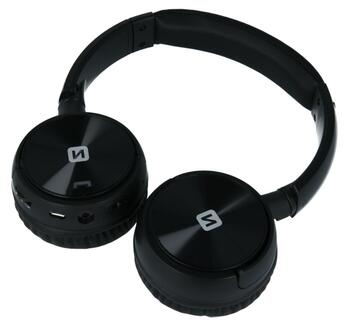 Swissten Stereo Trix Bluetooth Bezvadu Austiņas Ar FM / AUX / MicroSD (SW-TRIX-WRL-BK)
