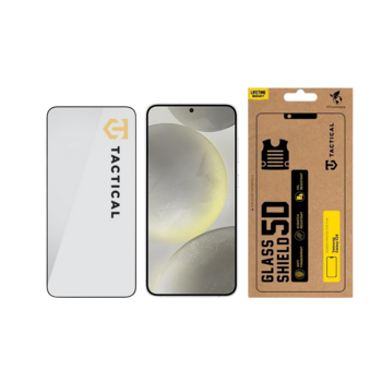 Tactical Glass Shield 5D Защитное стекло для Samsung Galaxy S24/S25 / чёрный (TA-57983118584)