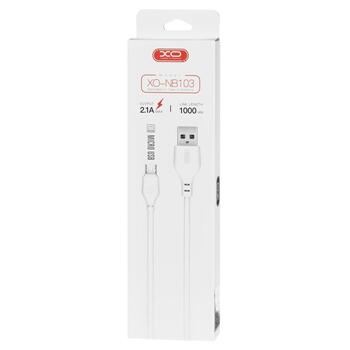 XO NB103 microUSB кабель для зарядки и передачи данных 2m (XO-NB103-MICRO-WH)