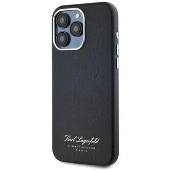 Karl Lagerfeld hotel RSG Aizsargapvalks priekš iPhone 15 Pro / melns (KLHCP15LPGWCMKHK)