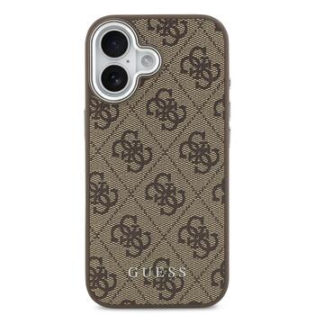 Guess 4G MagSafe Case Защитный чехол для iPhone 17 / коричневый (GUHMP17SP4GSSMCW)