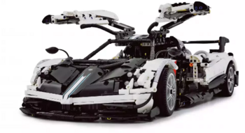 Rastar Pagani Huayra Rotaļu Automašina Konstruktor 2934gab 1:8 (6930751319134)