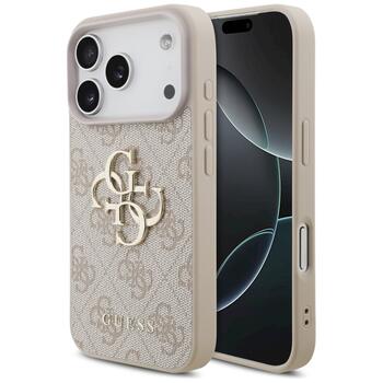 Case Guess 4G Big Logo Защитный чехол для iPhone 17 Pro / розовый (GUHCP17L4GMGPI)