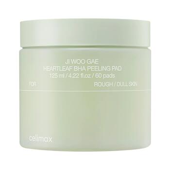 CELIMAX Ji Woo Gae Heartleaf BHA Peeling Пэды 125 ml 60 pcs (8809463992615)