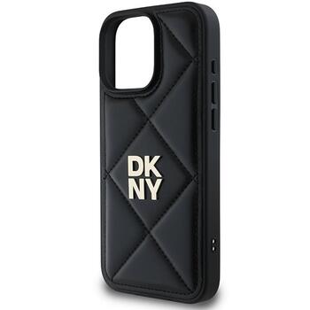 DKNY Quilted Stack Logo Защитный Чехол для Apple iPhone 16 Pro Max (DKHCP16XPQDSLK)
