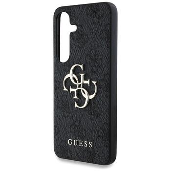 Guess HC 4G PU Big Logo Case Aizsargapvalks priekš Samsung Galaxy S25 (GUHCS25S4GMGGR)