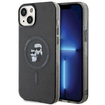 Karl Lagerfeld KLHMP15MHGKCNOK Hardcase Karl&Choupette Gli Aizsargapvalks priekš iPhone 15 Plus / 14 Plus 6.7