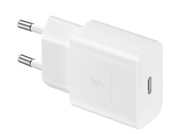 Samsung EP-T1510EWE + EP-DA705BWE 15W Travel Charger Сетевое зарядное устройство + USB-C/USB-C кабель / белый (bulk) (EP-T1510EWE + EP-DA705BWE)