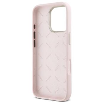 Guess GUHCP16XSMBSLP Hardcase Silicone Script Metal Logo & Frame Защитный чехол для iPhone 16 Pro Max 6.9